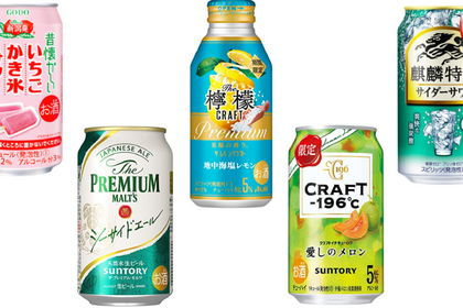 【6/25～7/1】いちごかき氷味のサワーが登場！今週新発売の注目のお酒商品まとめ 画像