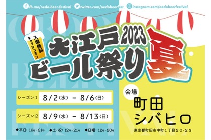 入場無料のクラフトビールイベント「大江戸ビール祭り2023夏」開催！ 画像