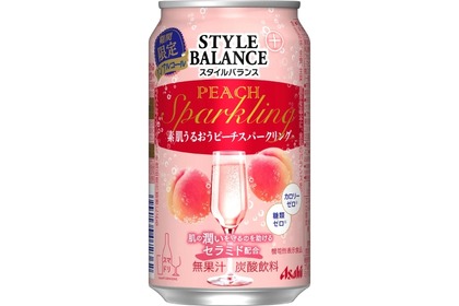 「アサヒ スタイルバランスプラス 素肌うるおうピーチスパークリング」発売！ 画像