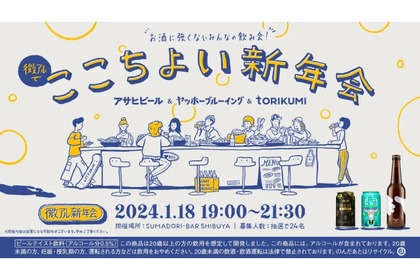 お酒に強くないみんなの飲み会「微アルでここちよい新年会」が開催！ 画像