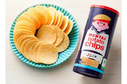 【絶対お酒にあう！“ふくや”明太子パウダーを使ったポテチ】「めんたいポテトチップ」発売 画像