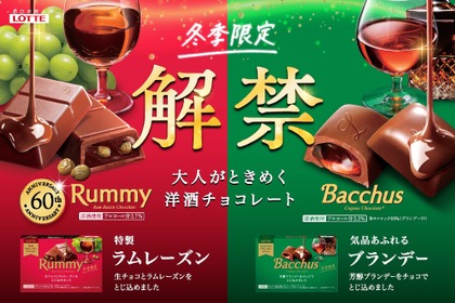 【本格洋酒チョコレート「ラミー」「バッカス」発売！】洋酒使用量20%アップの「カスタードケーキ＜バッカス仕立て＞個売り」も発売 画像