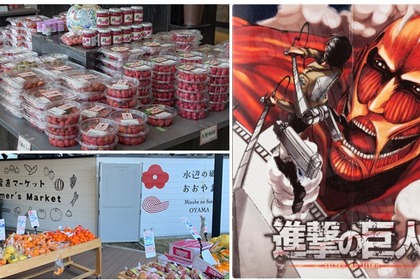 【初回販売特典付き「進撃の巨人梅酒」も販売！】博多駅で「日田、まるごと。― おおやま夢工房 つばめマルシェ」開催 画像