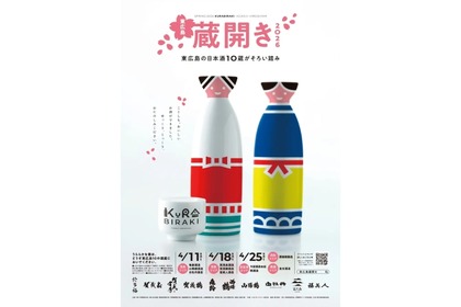【東広島の日本酒10蔵がそろい踏み！】新酒を祝う「東広島蔵開き2026」開催 画像