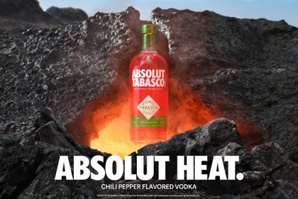 【タバスコ × ウオッカ！】刺激的な辛みの「ABSOLUT® TABASCO™️（アブソルート® タバスコ™️）」新発売 画像