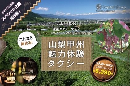 これなら飲める！山梨でフルーツとワインを巡るタクシーの旅にでかけよう！ 画像