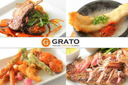 ビールやシャンパンが天ぷらの衣に？！「イタリアン天麩羅」を提供する「GRATO」が東京・市ヶ谷にオープン 画像