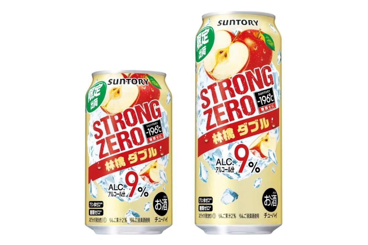 「－１９６C ストロングゼロ〈林檎ダブル〉」が期間限定で新発売！