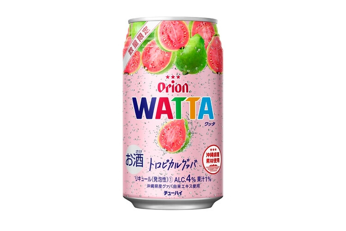 沖縄チューハイ「WATTA トロピカルグァバ（数量限定）」が発売！