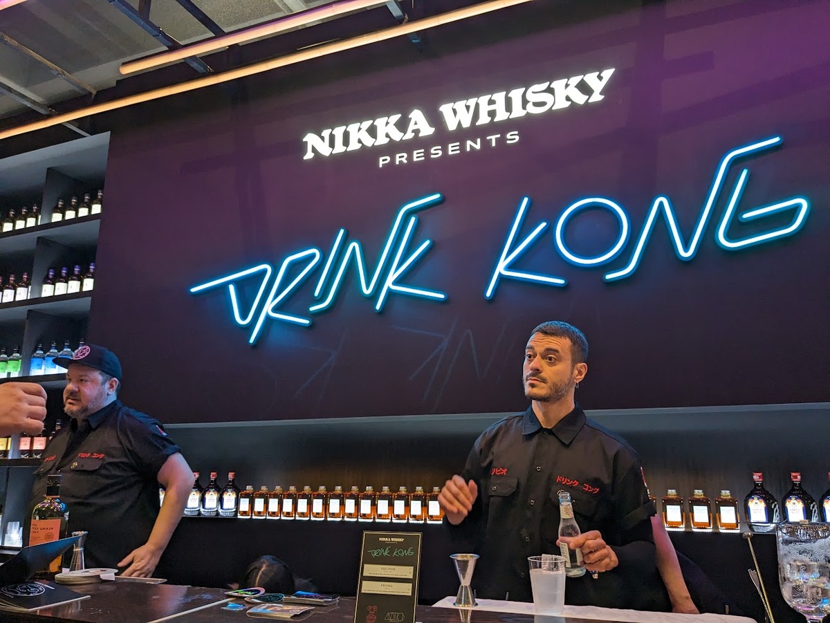 【レポート】ローマの「DRINK KONG」を再現！「東京 インターナショナル バーショー 2023」でも大盛況だったニッカウヰスキー