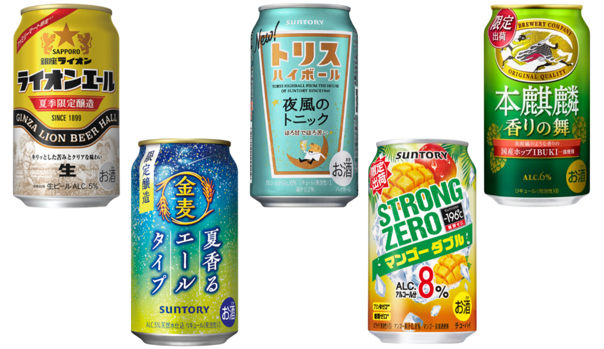 【7/16～7/22】期間限定ビールが続々登場！今週新発売の注目のお酒商品まとめ