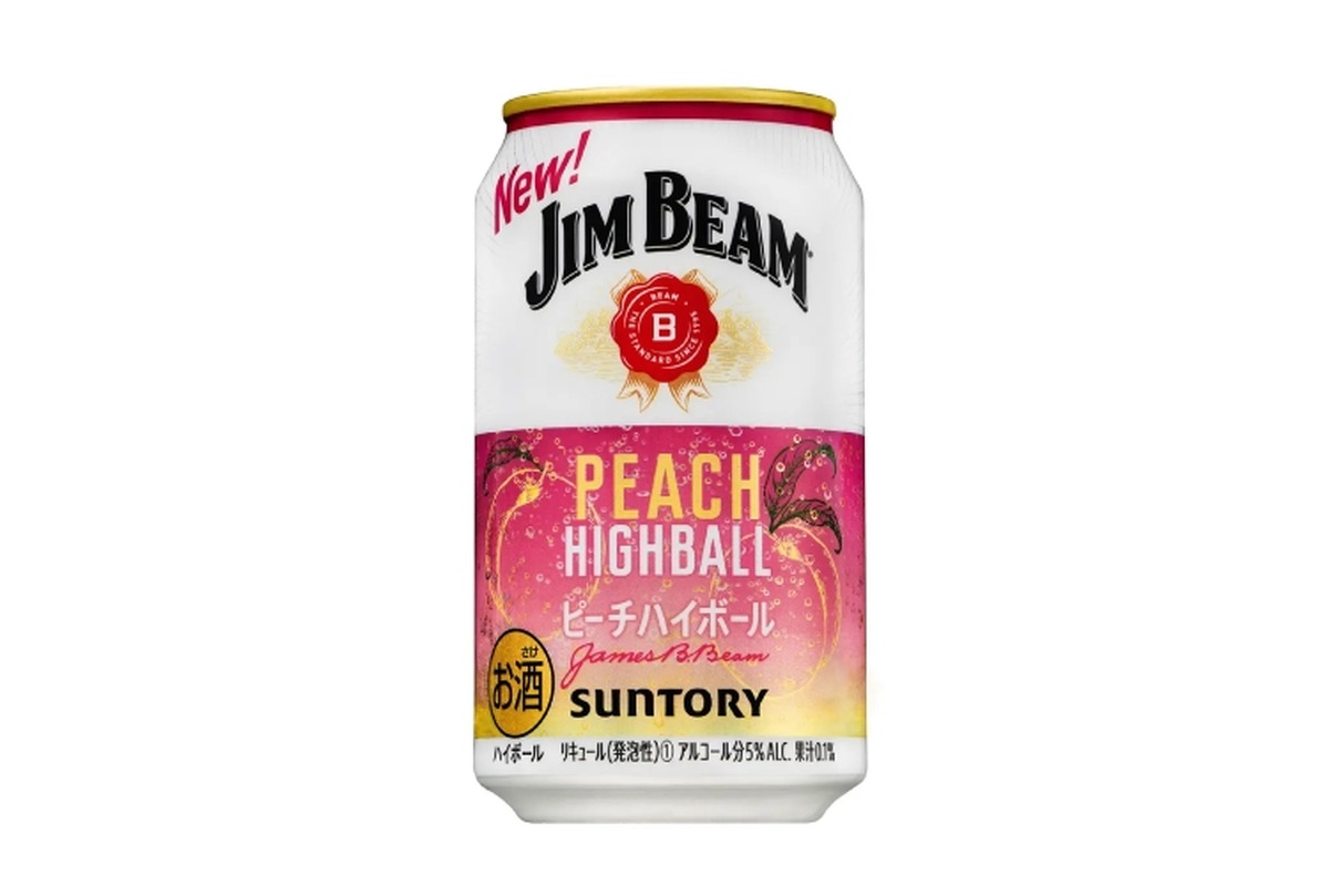 「ジムビーム ハイボール缶〈ピーチハイボール〉」が期間限定で新発売！