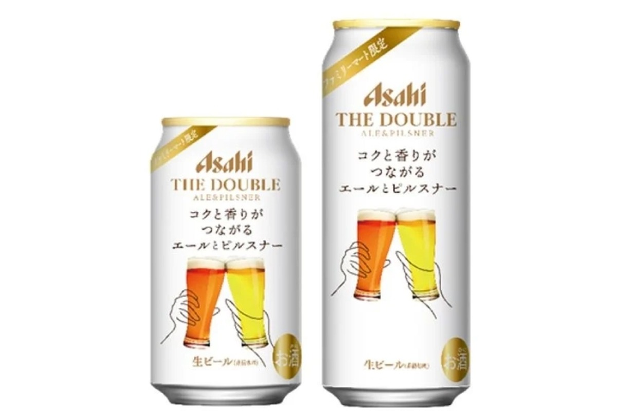 2種類のビールを黄金比率でブレンドした「アサヒ ザ・ダブル」発売！