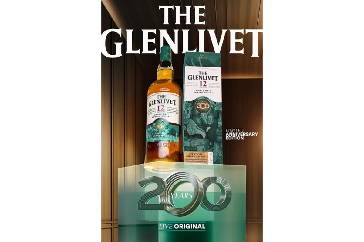 ウイスキー「ザ・グレンリベット 12年 200周年記念 限定ボトル」が発売！