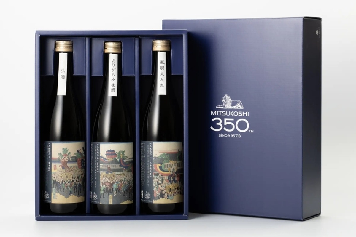 山梨銘醸×三越伊勢丹！日本酒「七賢 三越創業350周年記念ボトル」発売