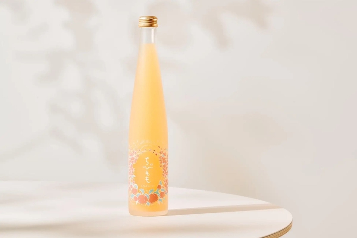 スパークリングもも酒「ちびもも」のリニューアル版がオンライン販売！