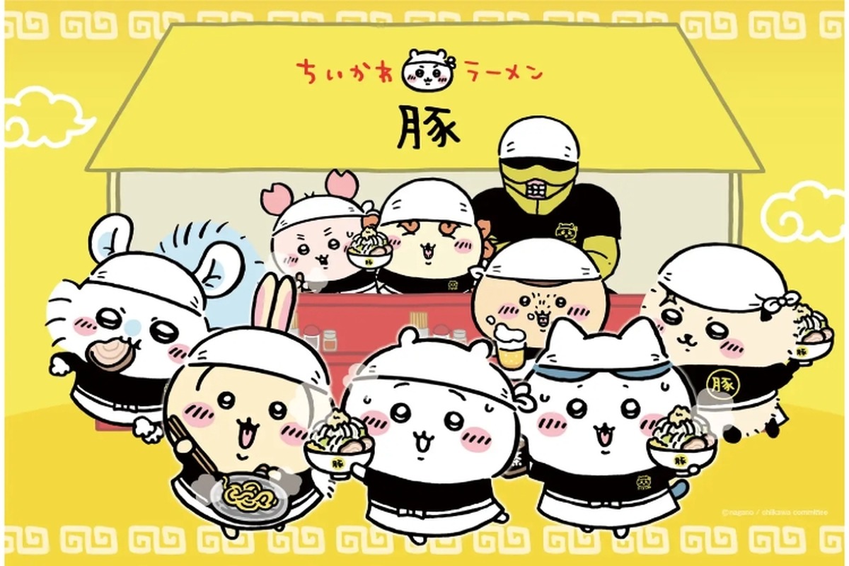 【“ちいかわラーメン”と一緒にビールが楽しめるってコト...！？】「ちいかわラーメン 豚 渋谷店」渋谷PARCOに期間限定オープン