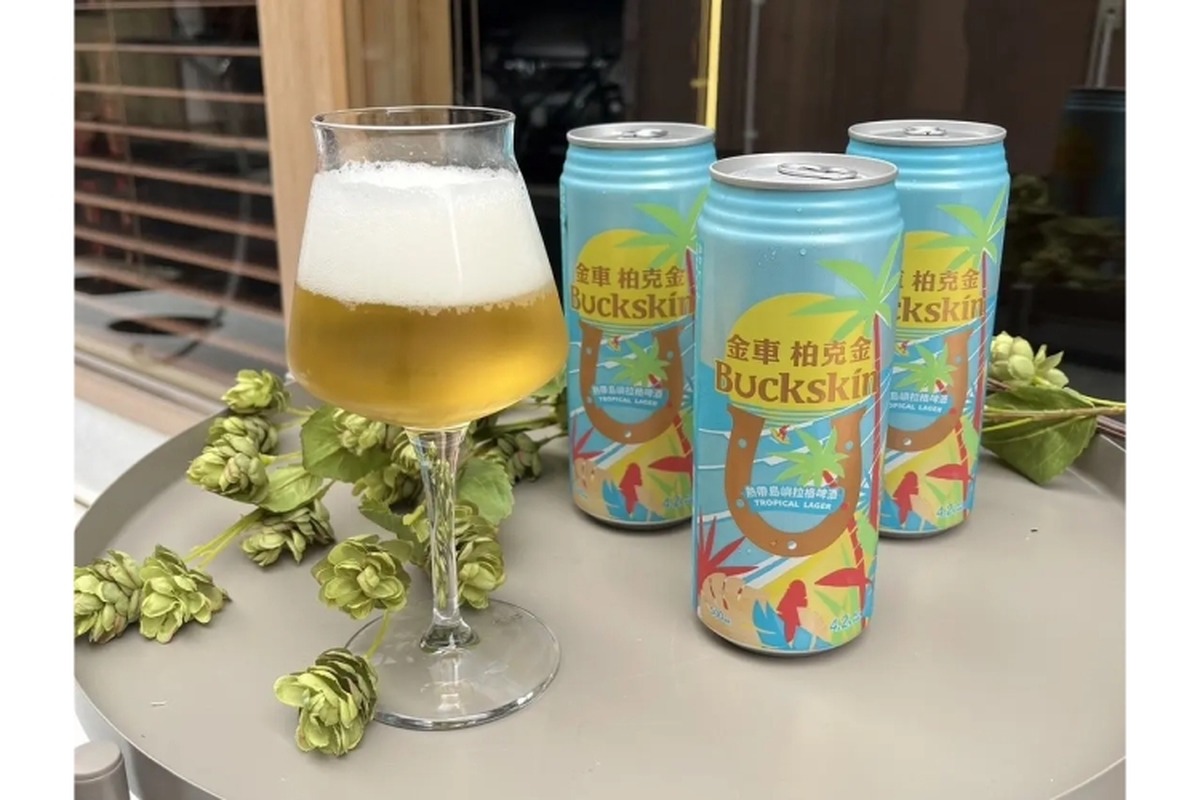 【台湾で“大人気のビール”が大容量で登場】500mlサイズが出た！！台湾「バックスキンビール」の「トロピカルラガー」販売