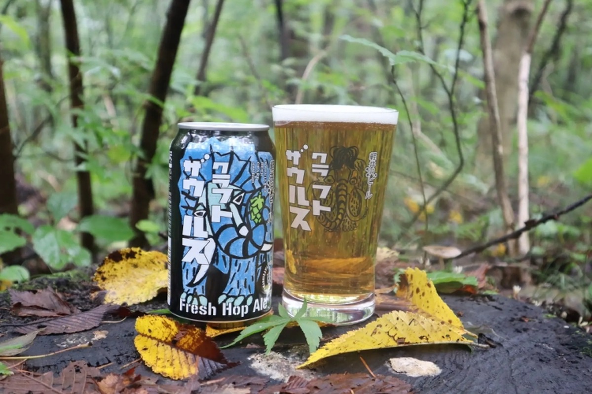 【年に一度きり！採れたてのホップを使用した数量限定ビール】「軽井沢ビール クラフトザウルス フレッシュホップエール2024」限定販売！
