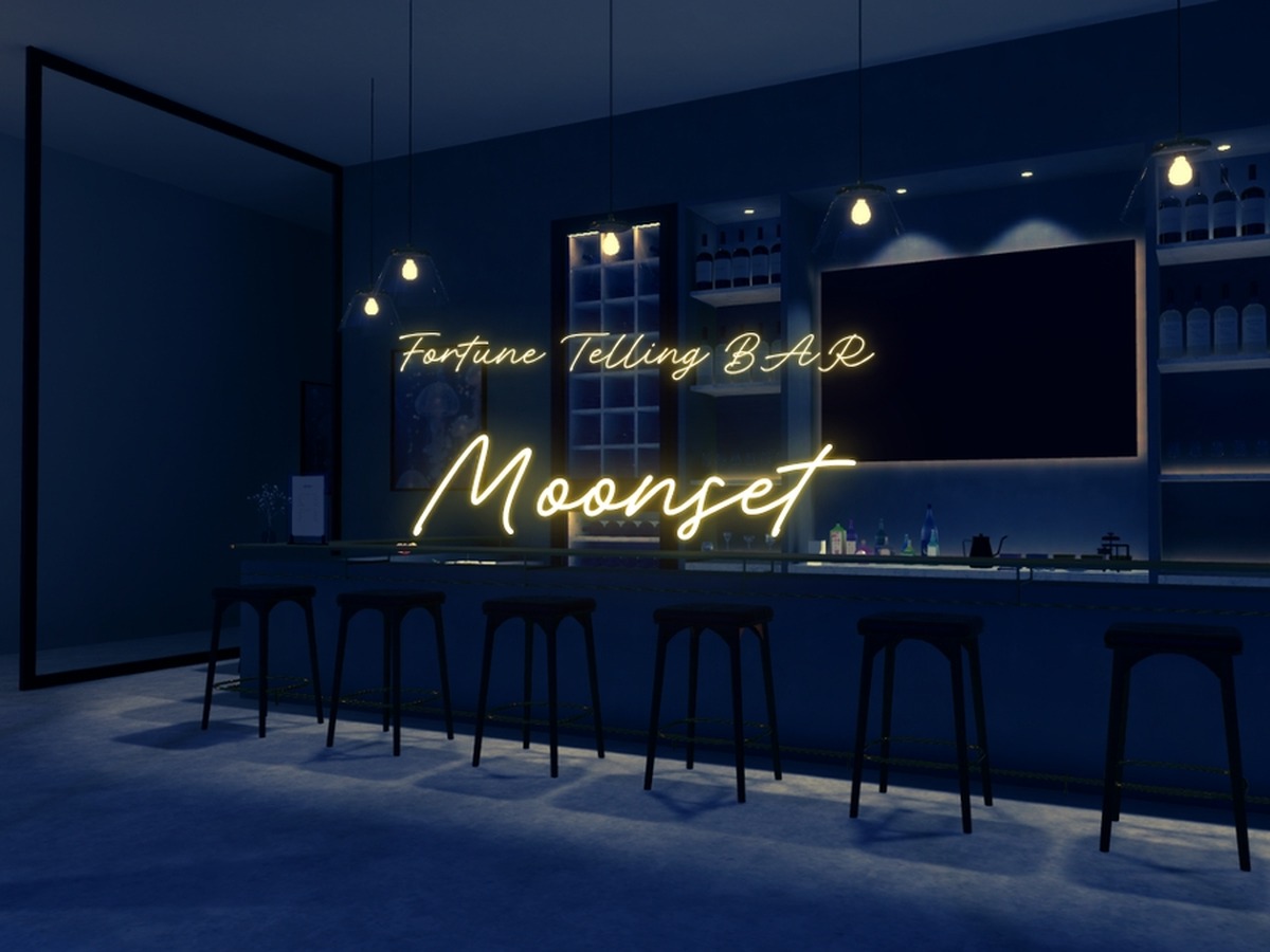 【VRChat内占い館「占いBAR Moonset」オープン！】占い師VTuber華月エアリがプロデュース