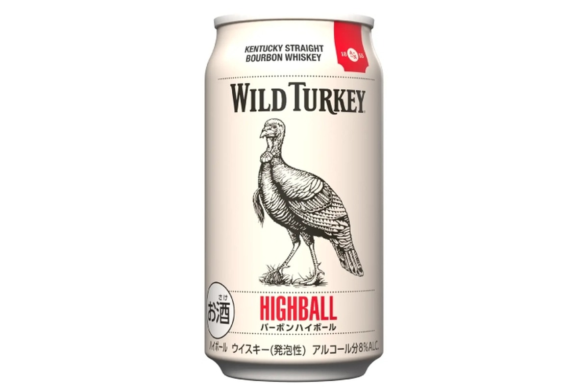 【手軽に飲めるプレミアムバーボンRTD！】「ワイルドターキー バーボンハイボール 8％ 350ml」リニューアル発売