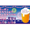 『ニッポンクラフトビアフェスティバル2018 夏祭り in すみだ』8月11日（土）、12（日）開催！