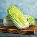 Fresh,Ripe,Cabbages,On,Wooden,Board