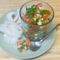 【おつまレシピ】和風食材で楽しむサルサ！「かきもちのフレッシュ夏野菜サルサ添え」