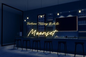 【VRChat内占い館「占いBAR Moonset」オープン！】占い師VTuber華月エアリがプロデュース 画像