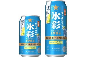 【知る人ぞ知るプレーンサワーの第2弾！】「サッポロサワー 氷彩１９８４ 涼しレモン仕立て」数量限定発売 画像