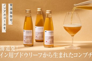 【ノンアルコールの新しい未来！】これまでとは一線を画すコンブチャ「HOKKAIDO TEA KOMBUCHA」販売 画像