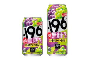 【無糖で果実味あふれる満足感を追求！限定品シリーズ第三弾】「－１９６無糖〈ダブル赤ぶどう×ダブル白ぶどう〉」新発売 画像