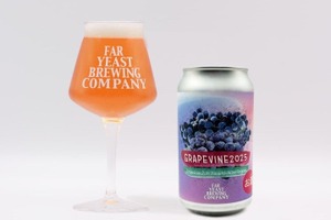 【ワインとビールのハイブリッドな味わい！】クラフトビール「Far Yeast Grapevine 2025」発売 画像