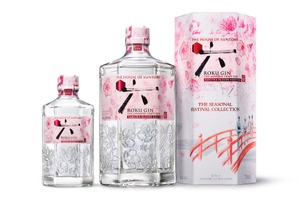 【桜餅のようなジン！？】「サントリージャパニーズクラフトジン ＲＯＫＵ〈六〉ＳＡＫＵＲＡ ＢＬＯＯＭ ＥＤＩＴＩＯＮ」新発売 画像