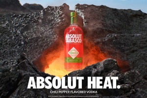【タバスコ × ウオッカ！】刺激的な辛みの「ABSOLUT® TABASCO™️（アブソルート® タバスコ™️）」新発売 画像