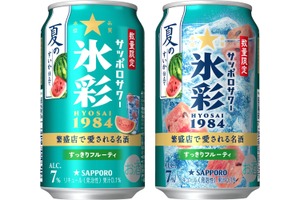 【夏のすいかフレーバー！】「サッポロサワー 氷彩１９８４ 夏のすいか仕立て」数量限定発売 画像