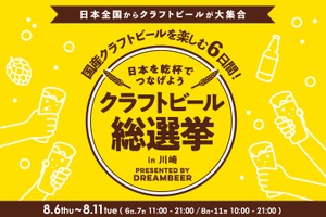 【DREAMBEERで国産クラフトビールを楽しもう！】「クラフトビール総選挙2026 in 川崎」が開催 画像