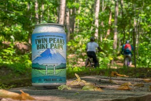 【ニセコのマウンテンバイクカルチャーを応援！コラボレーションクラフトビール】「TWIN PEAKS BIKE PARK Pale Ale」発売 画像
