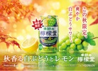 【今年の「季節の檸檬堂」第三弾！】「秋香る白ぶどうとレモン」発売 画像