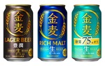 【金麦がビールに！】「金麦」「金麦〈糖質７５％オフ〉」「金麦〈豊潤〉」が新発売 画像