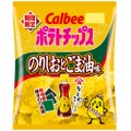 カルビー×かどや！「ポテトチップス のりしおとごま油味」期間限定発売