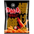 新ムーチョは米菓！？「カラムーチョ揚げ餅 旨辛えび」発売