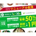 生ビール何杯飲んでも1円＆コースが50%OFF！ツマミナが2大キャンペーン開催