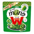 内容量が2倍の新商品！「miino そら豆Wパックしお味」コンビニ限定発売