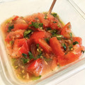 【レシピ】切って和えるだけの簡単おつまみ！「トマトと大葉の和風サルサ」