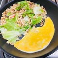【おつまみレシピ】このチャーハン...旨すぎる！スパイスで本格的な味「本格カニカマレタスチャーハン」