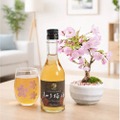 【母の日ギフトや春の贈り物に！】本物のミニ桜が咲く「おうちでお花見　～梅酒と盆栽セット～」発売