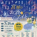 【宮城の23の蔵元が大集結!】初の立食イベント「宮城のお酒deナイトinAER」開催