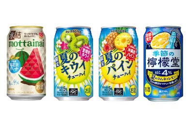 【6/15～6/21】ラムネ、スイカ、キウイの“夏チューハイ”が目白押し！今週新発売の注目のお酒商品まとめ