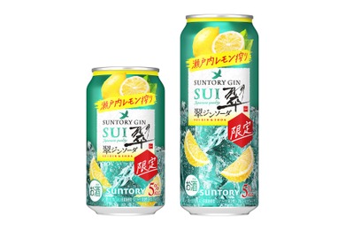 【発売が楽しみ過ぎる！翠ジンソーダ缶〈瀬戸内レモン搾り〉】サントリーから新発売